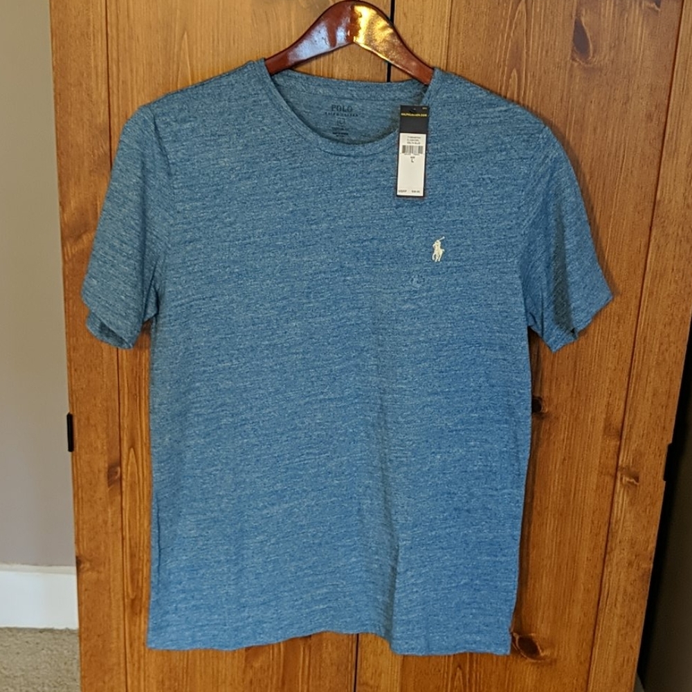 Polo Heathered Blue T-shirt